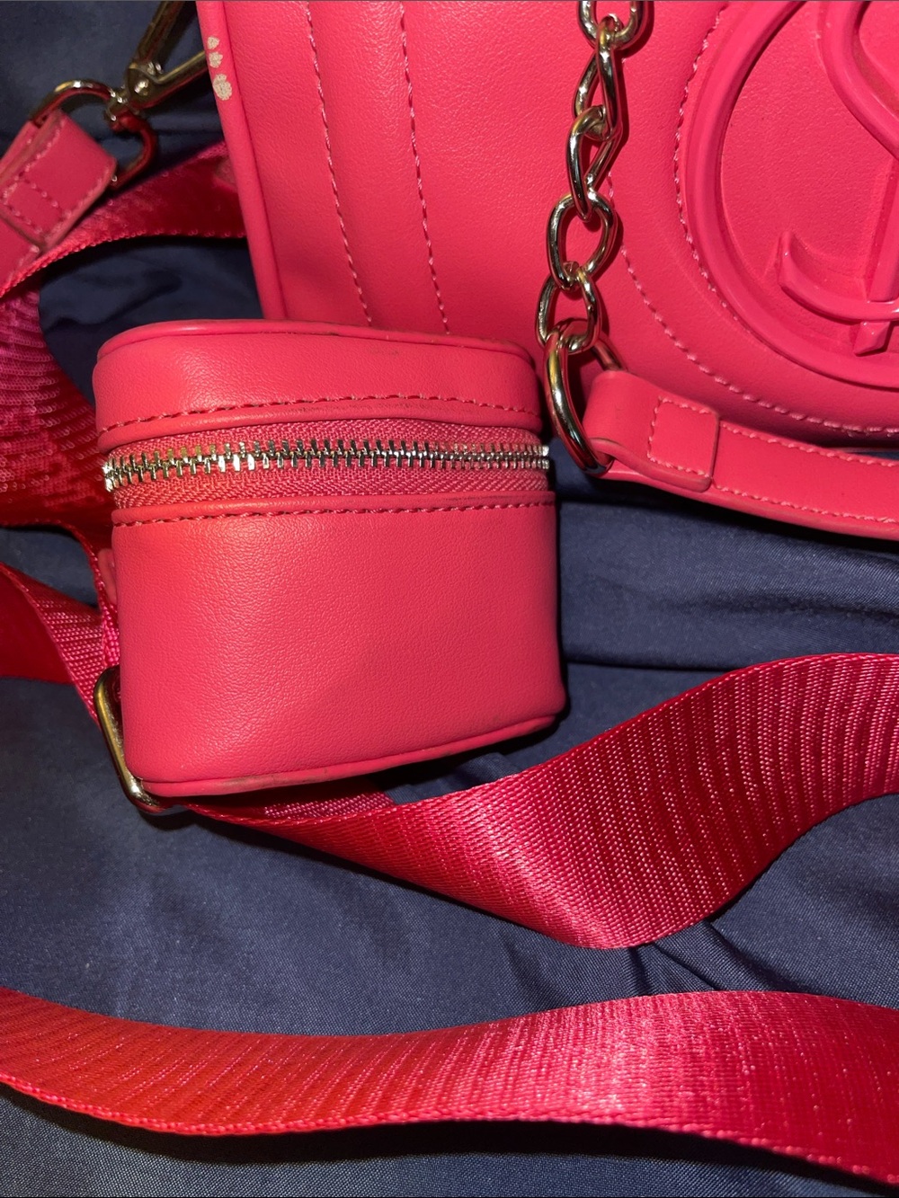 Steve Madden Bnyra in Flash Pink with Silver Hardware Crossbody Bag - Picture 2 of 9